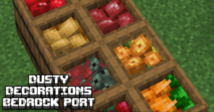 Dusty Decorations Addon (1.20) – MCPE/Bedrock Mod