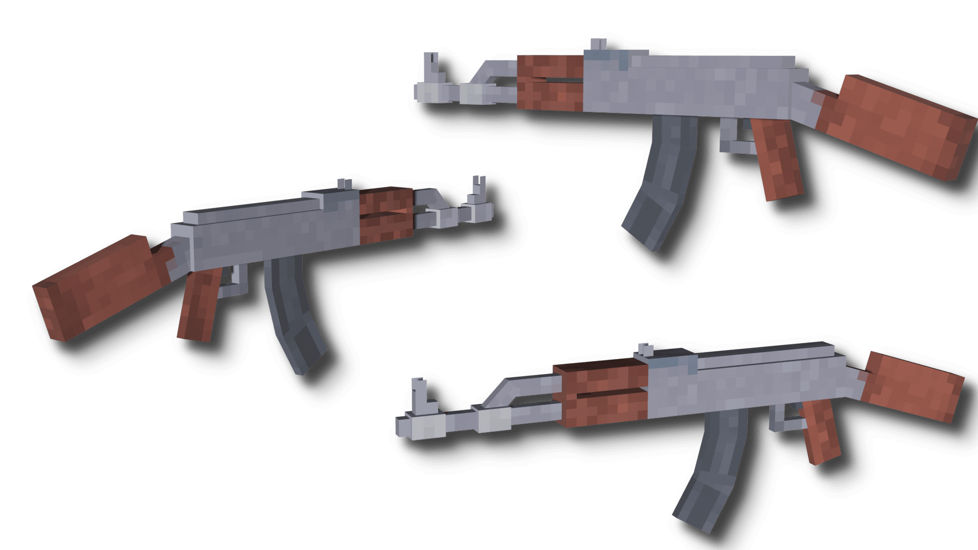 Ratio Guns 3D Addon (1.20) – MCPE/Bedrock Mod — screenshot 1