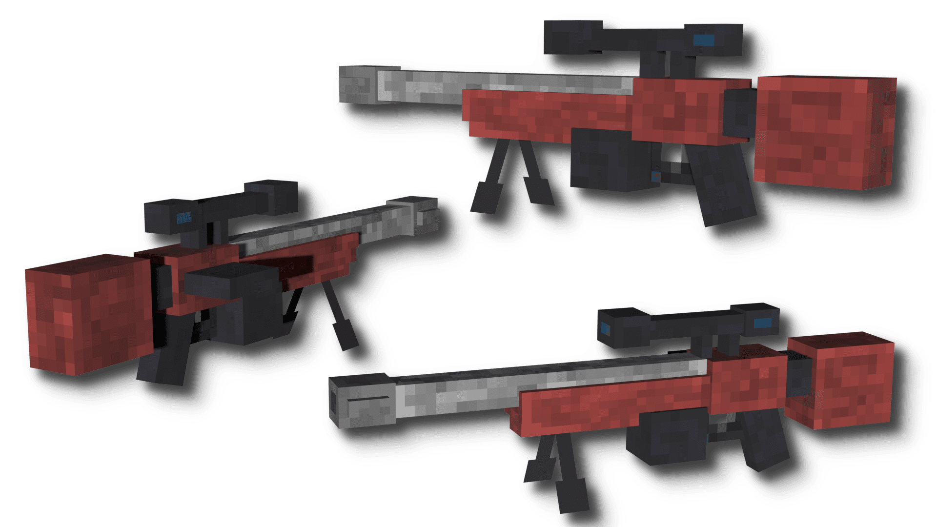 Ratio Guns 3D Addon (1.20) – MCPE/Bedrock Mod — screenshot 4