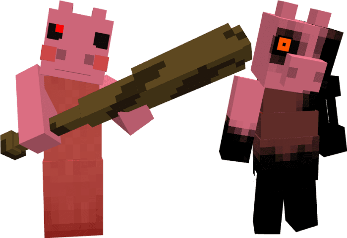 Piggy Addon (1.20) – MCPE/Bedrock Mod — screenshot 1