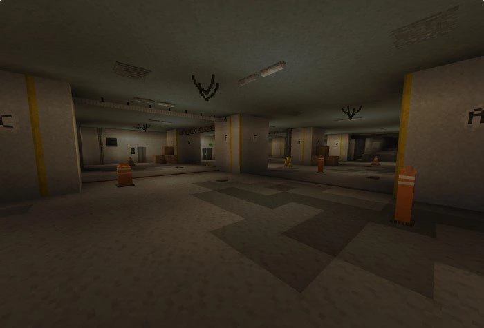 The Backrooms Addon (1.20) – MCPE/Bedrock Mod — screenshot 8