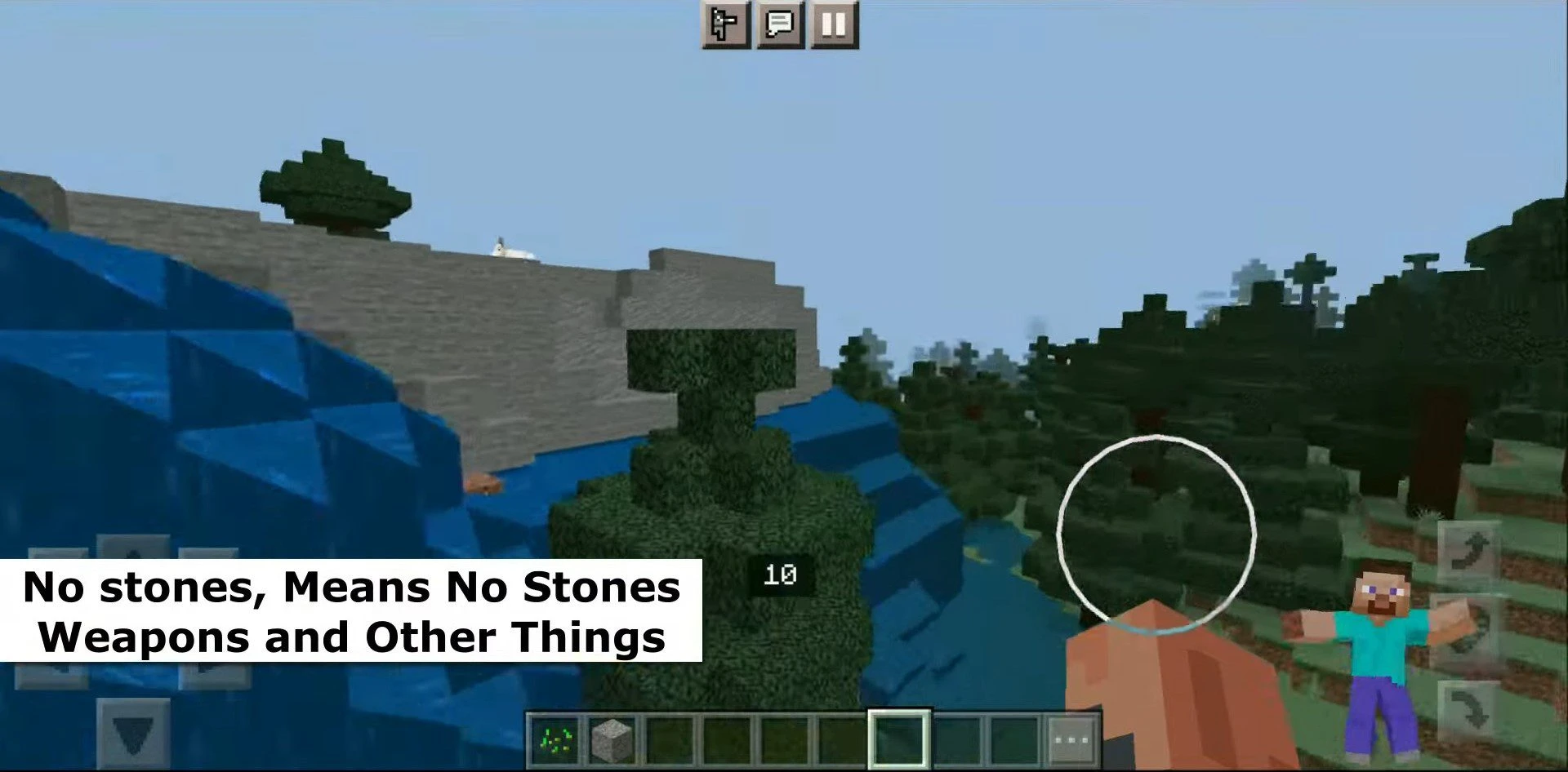 All Stone is Water Addon (1.20) – MCPE/Bedrock Mod — screenshot 4
