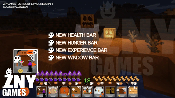 Classic Halloween Texture Pack (1.21.8, 1.20.1) – MCPE/Bedrock — screenshot 5