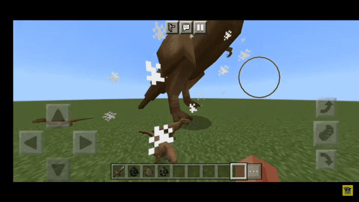 Jurassic World Dominion Addon (1.20, 1.19) – MCPE/Bedrock Mod — screenshot 1