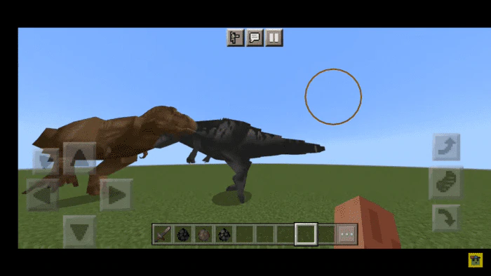 Jurassic World Dominion Addon (1.20, 1.19) – MCPE/Bedrock Mod — screenshot 4