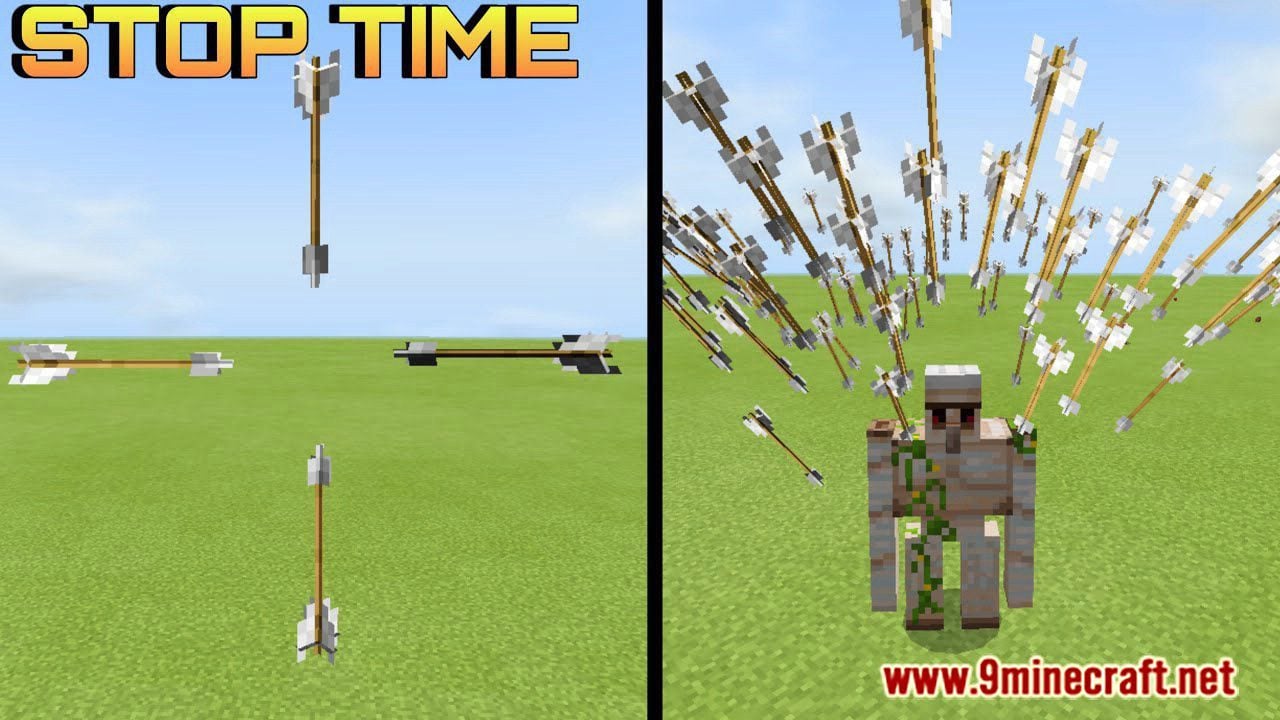 Time Stop Addon (1.20, 1.19) – MCPE/Bedrock Mod