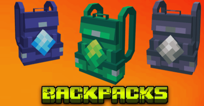 Simple Backpacks Addon (1.20) – MCPE/Bedrock Mod