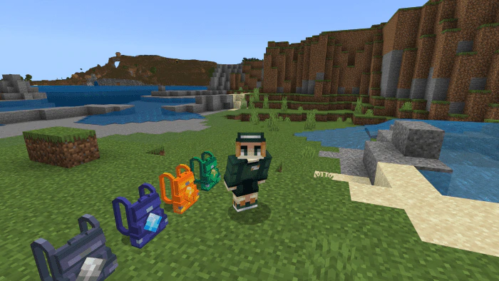 Simple Backpacks Addon (1.20) – MCPE/Bedrock Mod — screenshot 5