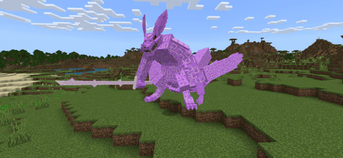 Kurama Addon (1.20, 1.19) – MCPE/Bedrock Nine-Tails Mod — screenshot 1