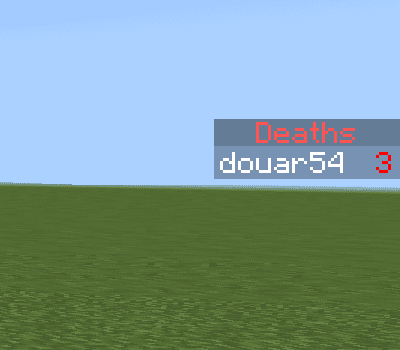 Simple Death Counter Addon (1.20) – MCPE/Bedrock Script — screenshot 1
