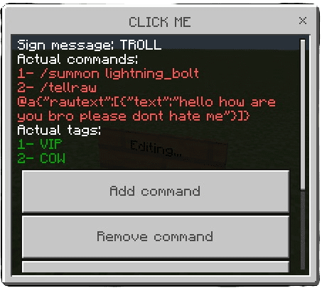 Sign Clicker Addon (1.20) – Compatible with Other Addons — screenshot 1