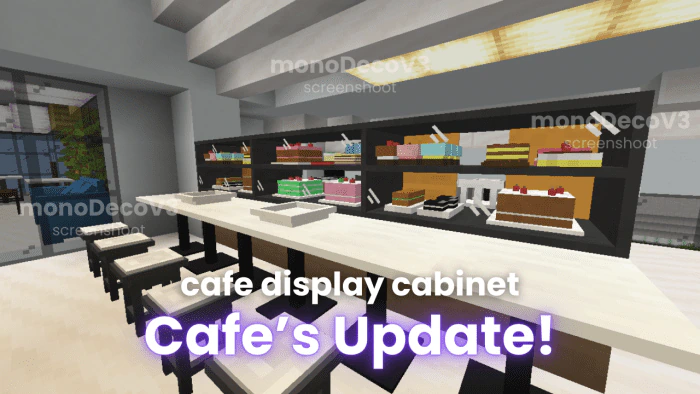 monoDeco Furniture Addon (1.20) – MCPE/Bedrock Mod — screenshot 5