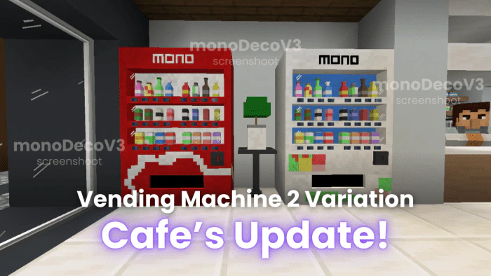 monoDeco Furniture Addon (1.20) – MCPE/Bedrock Mod — screenshot 7