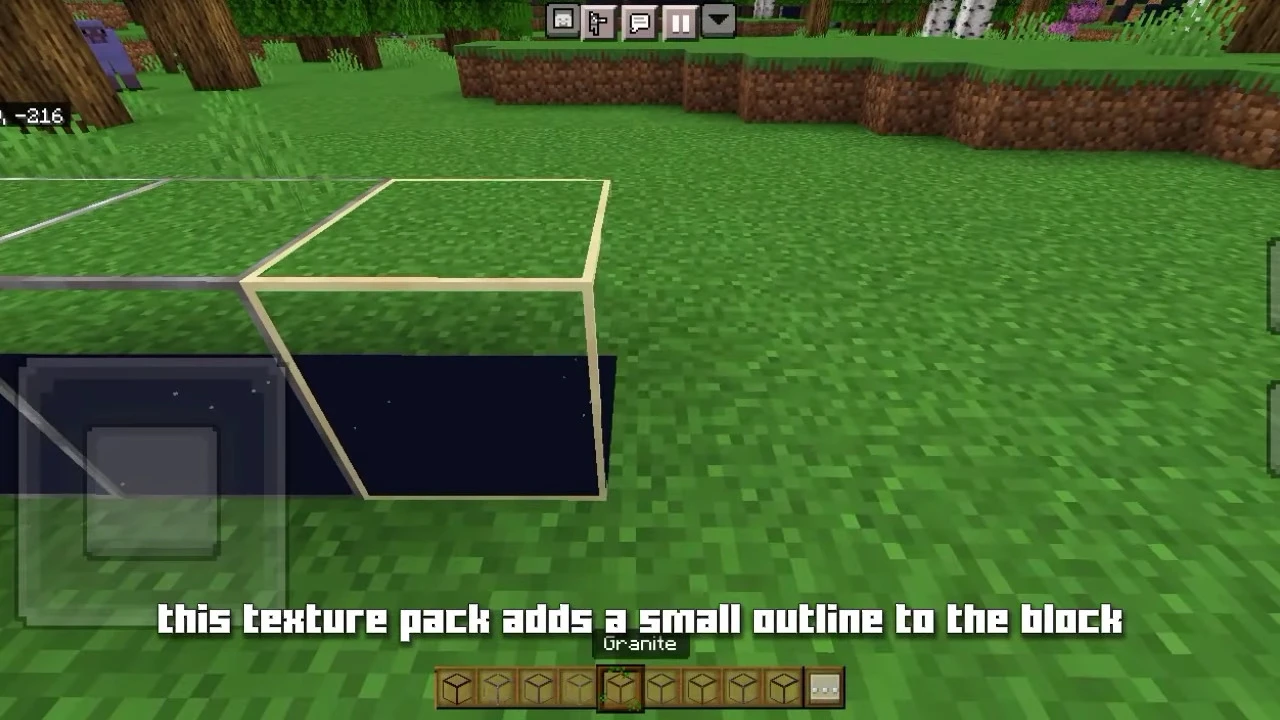 Xray Outline Texture Pack (26.x, 1.21) – MCPE/Bedrock — screenshot 2