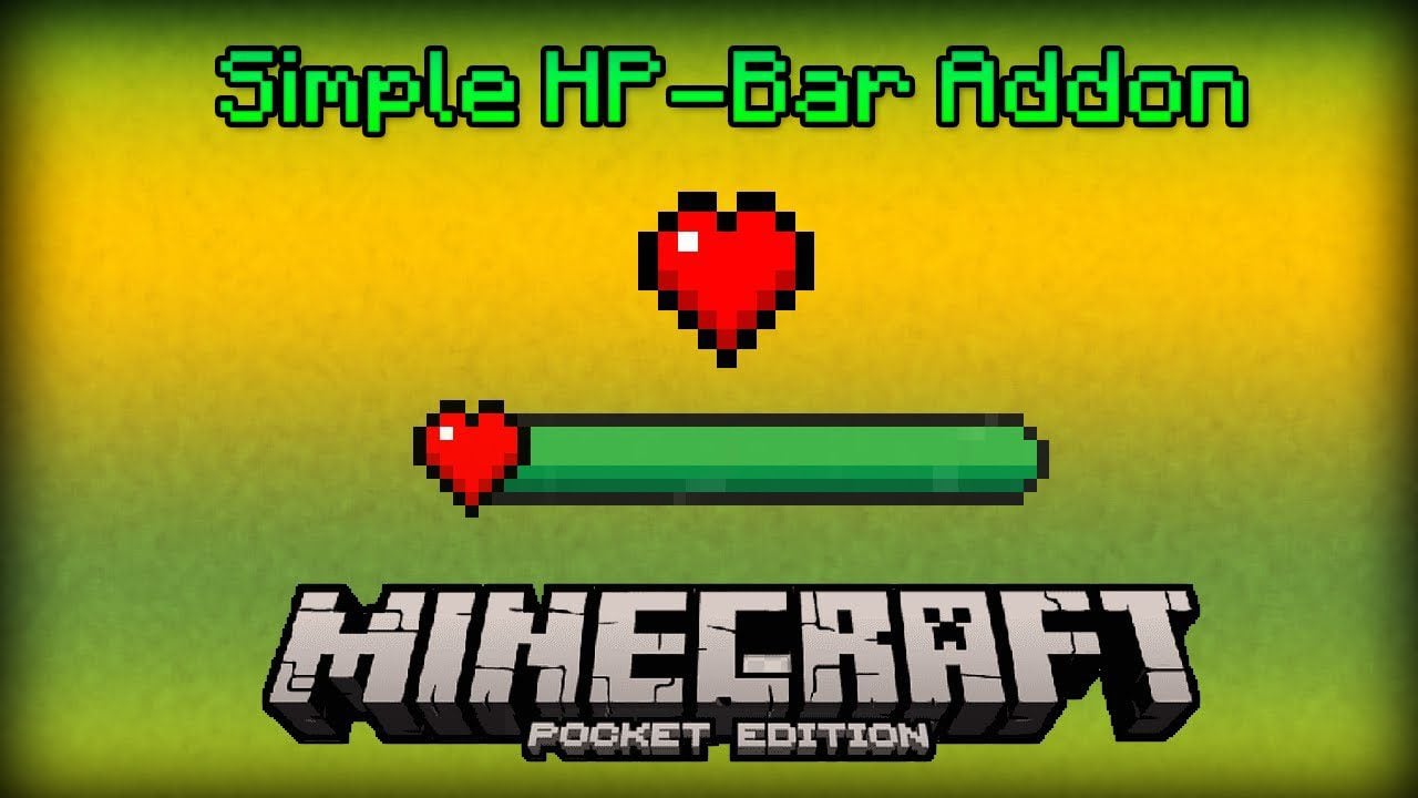 Simple Health Bar Resource Pack (26.x, 1.21) – Health Indicator
