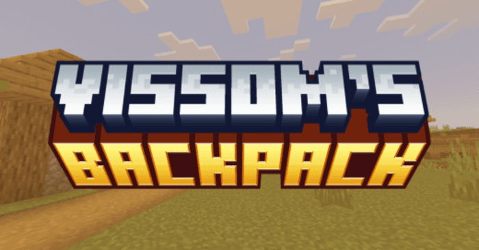 Vissom's Backpack Addon (1.20) – MCPE/Bedrock Mod