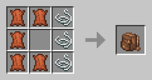Vissom's Backpack Addon (1.20) – MCPE/Bedrock Mod — screenshot 1