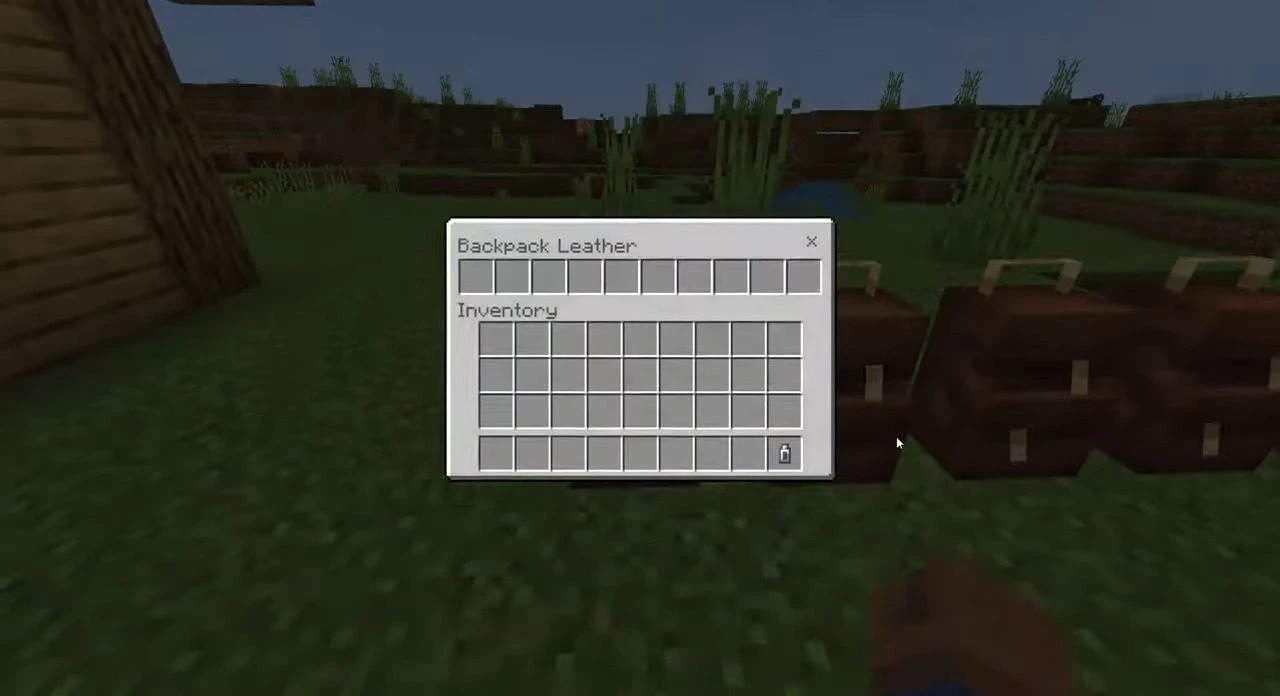 Vissom's Backpack Addon (1.20) – MCPE/Bedrock Mod — screenshot 6