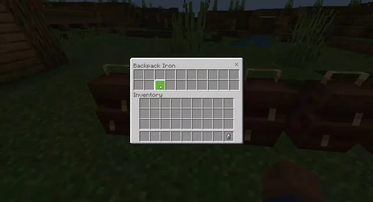 Vissom's Backpack Addon (1.20) – MCPE/Bedrock Mod — screenshot 7