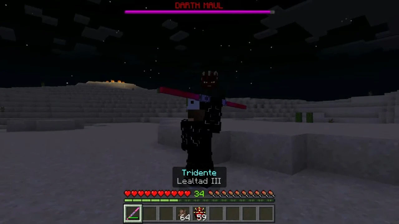 Darth Maul Addon (1.20, 1.19) – MCPE/Bedrock Star Wars Mod — screenshot 8