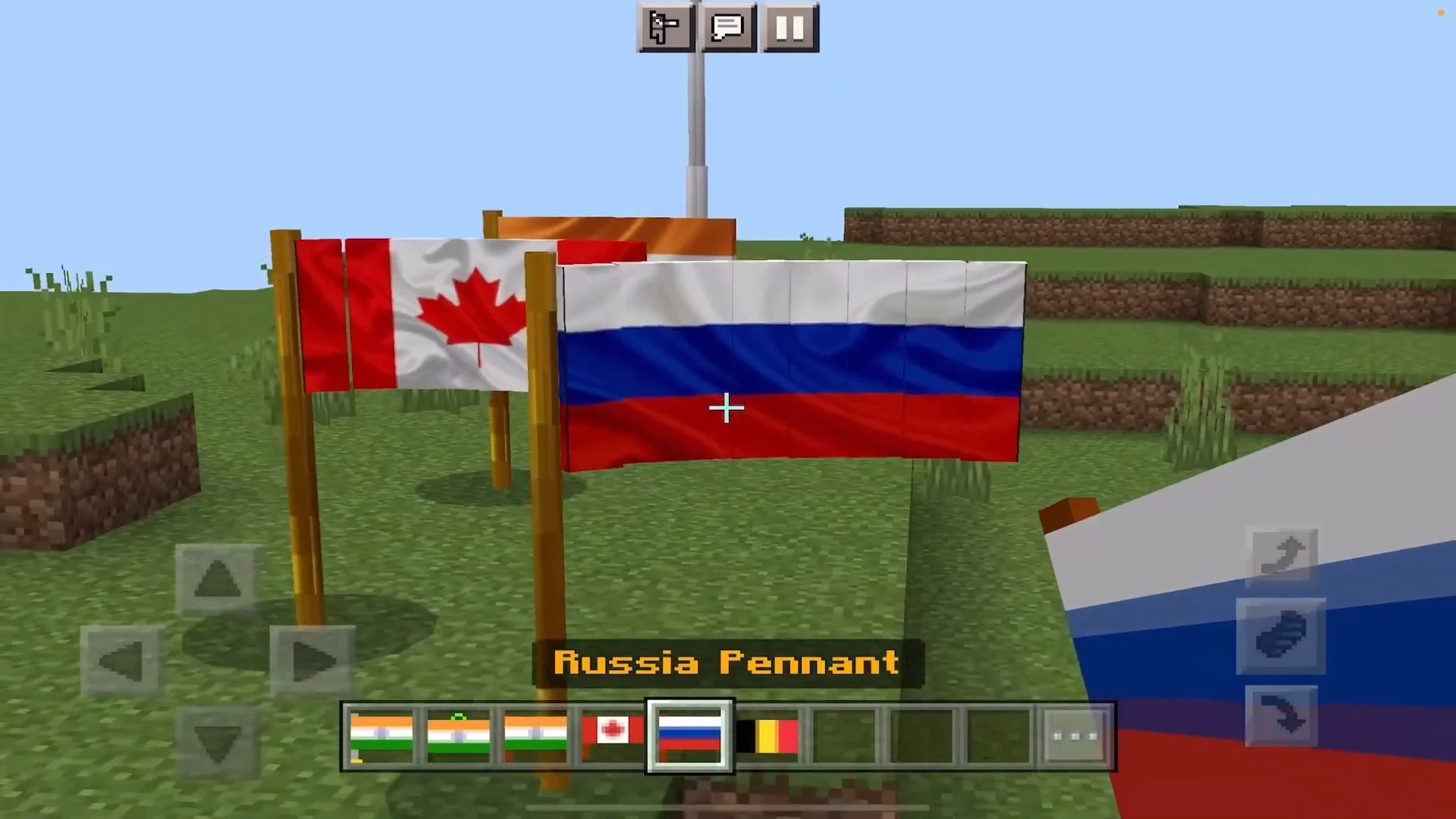 Realistic Flags Addon (1.20, 1.19) – MCPE/Bedrock Mod — screenshot 5