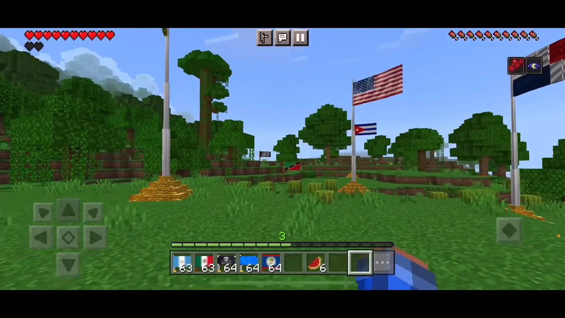 Realistic Flags Addon (1.20, 1.19) – MCPE/Bedrock Mod — screenshot 8