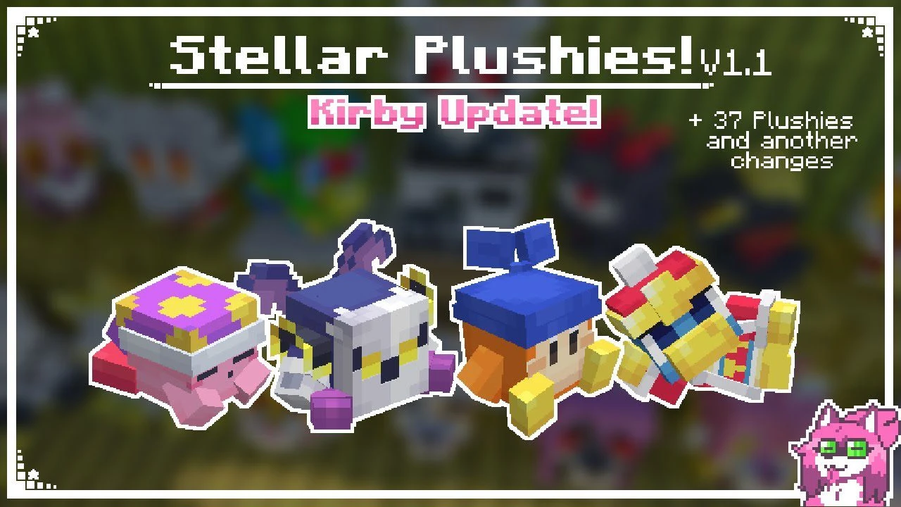 Stellar Plushies Addon (1.20) – MCPE/Bedrock Mod