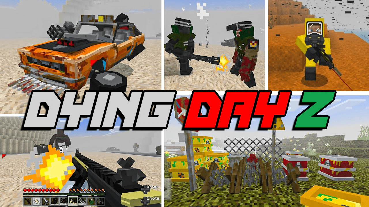 Dying DayZ Apocalypse Addon (1.26+) – MCPE/Bedrock Mod