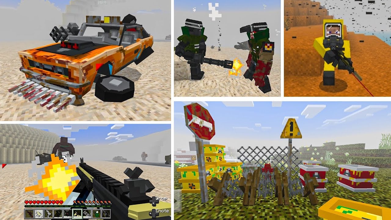 Dying DayZ Apocalypse Addon (1.26+) – MCPE/Bedrock Mod — screenshot 1