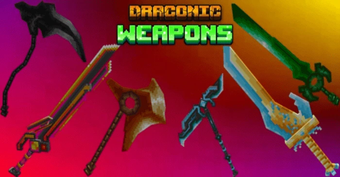 Draconic Igniter Weapons Addon (1.20, 1.19) – MCPE/Bedrock Mod