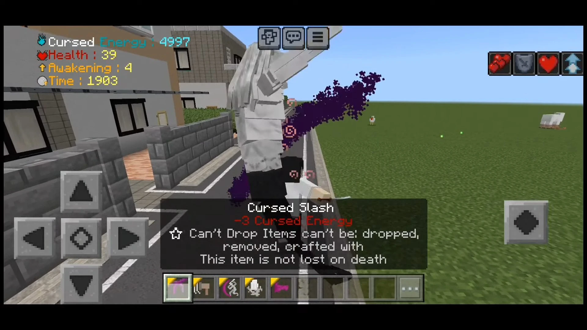 The Curse Impact Addon (1.20) – MCPE/Bedrock Jujutsu Kaisen Mod — screenshot 6