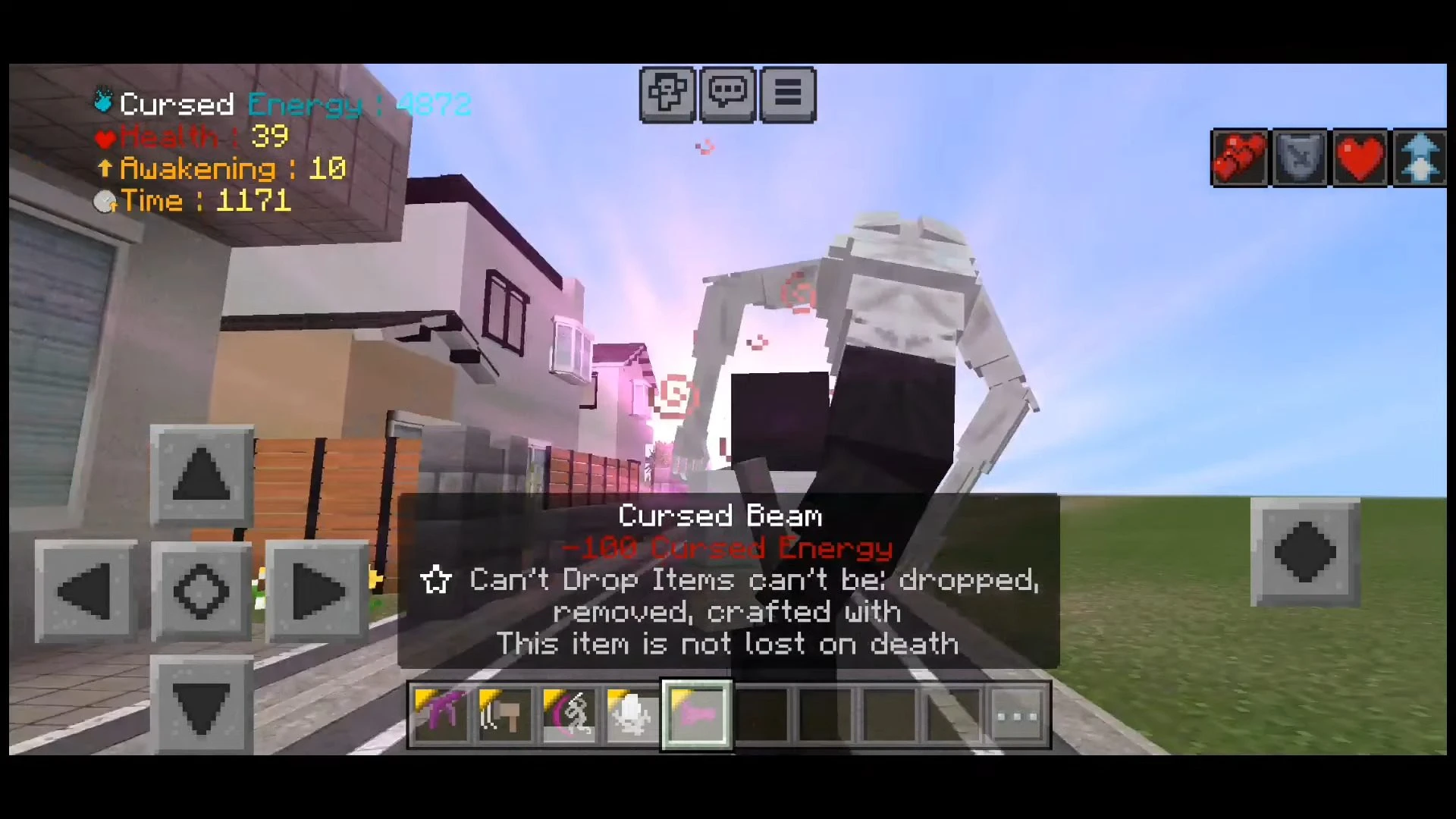 The Curse Impact Addon (1.20) – MCPE/Bedrock Jujutsu Kaisen Mod — screenshot 7