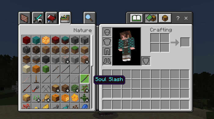 Anime Blades: Unleashed Addon (1.20, 1.19) – MCPE/Bedrock Mod — screenshot 1