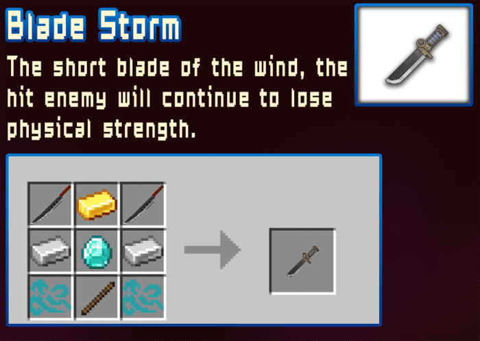 Anime Blades: Unleashed Addon (1.20, 1.19) – MCPE/Bedrock Mod — screenshot 2