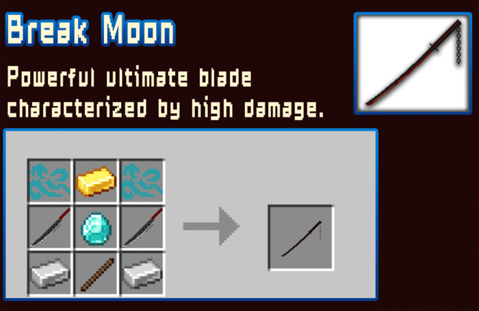 Anime Blades: Unleashed Addon (1.20, 1.19) – MCPE/Bedrock Mod — screenshot 3