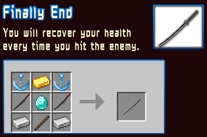 Anime Blades: Unleashed Addon (1.20, 1.19) – MCPE/Bedrock Mod — screenshot 5