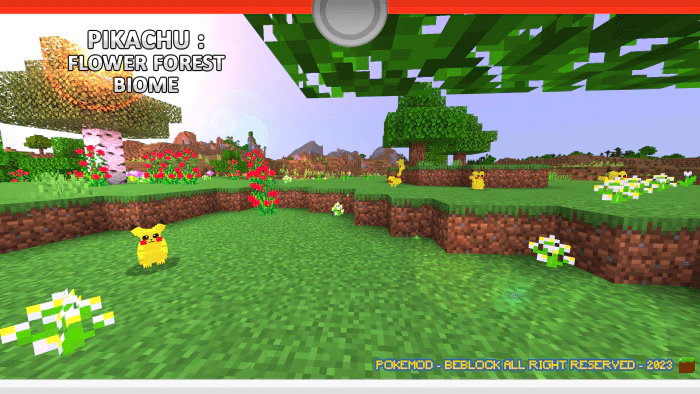 Pokémod Addon (1.20, 1.19) – MCPE/Bedrock Mod — screenshot 3