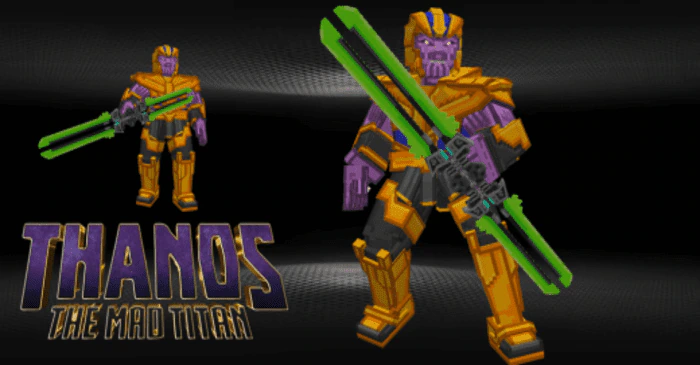 Thanos Ender Titan Boss Addon (1.20) – MCPE/Bedrock Mod