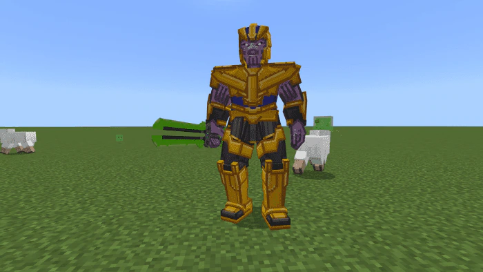 Thanos Ender Titan Boss Addon (1.20) – MCPE/Bedrock Mod — screenshot 6