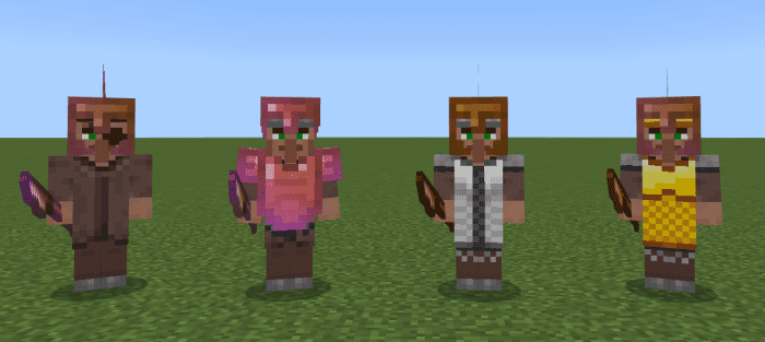 Villager Soldier Vanilla Plus Addon (1.20) – MCPE/Bedrock Mod — screenshot 1