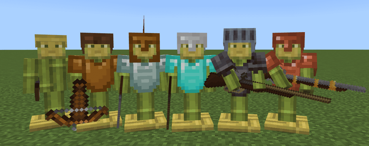 Villager Soldier Vanilla Plus Addon (1.20) – MCPE/Bedrock Mod — screenshot 5