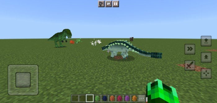 Dino Monsters Addon (1.20, 1.19) – MCPE/Bedrock Mod — screenshot 1