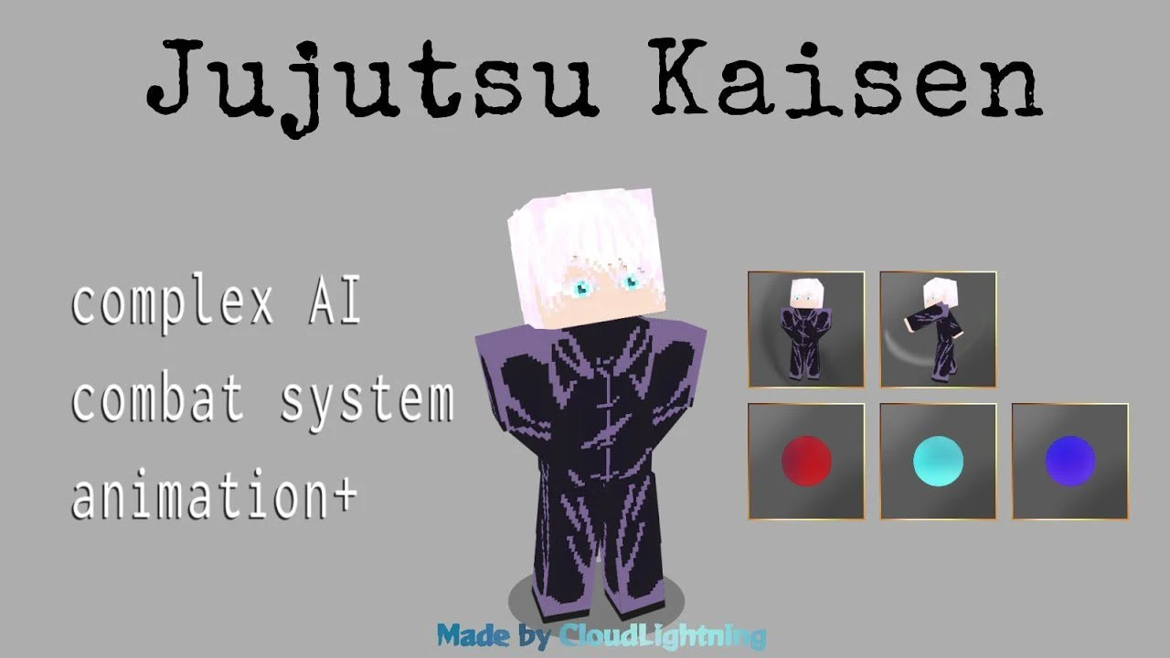 Jujutsu Kaisen: Gojo Satoru Addon (1.20, 1.19) – MCPE/Bedrock Mod
