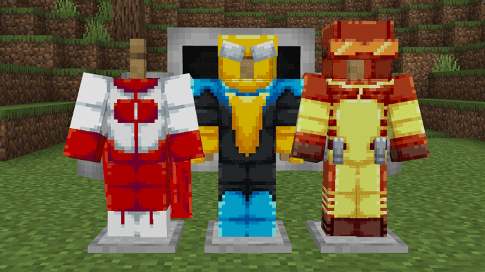 Invincible Addon (1.20, 1.19) – MCPE/Bedrock Superhero Mod — screenshot 4