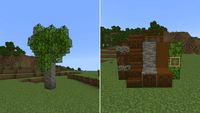 Natura: Regrown Addon (1.20) – MCPE/Bedrock Mod — screenshot 4