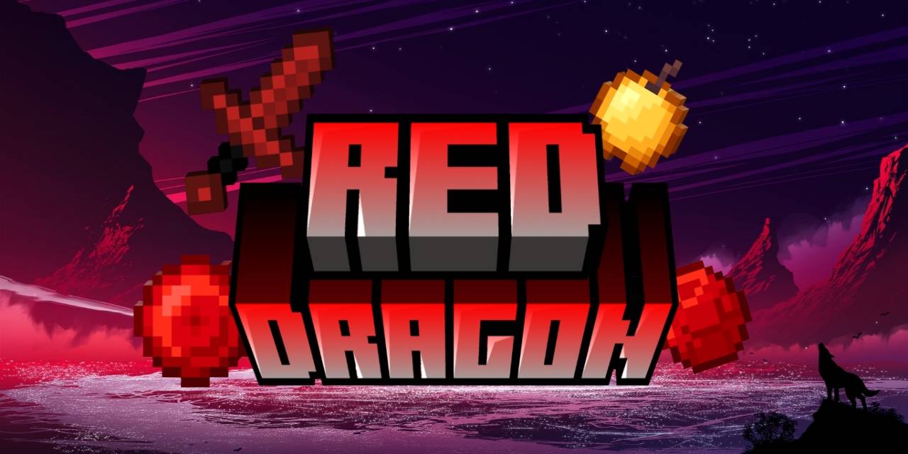 Red Dragon 16x Texture Pack (26.x, 1.21) – MCPE/Bedrock PvP Pack