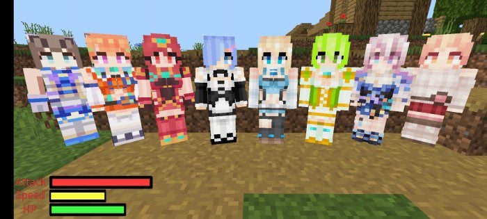 Favorites Waifu Addon (1.20, 1.19) – Anime, Game, Vtuber — screenshot 2