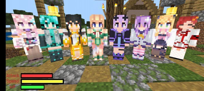 Favorites Waifu Addon (1.20, 1.19) – Anime, Game, Vtuber — screenshot 3