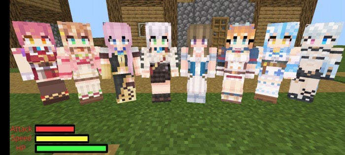 Favorites Waifu Addon (1.20, 1.19) – Anime, Game, Vtuber — screenshot 4