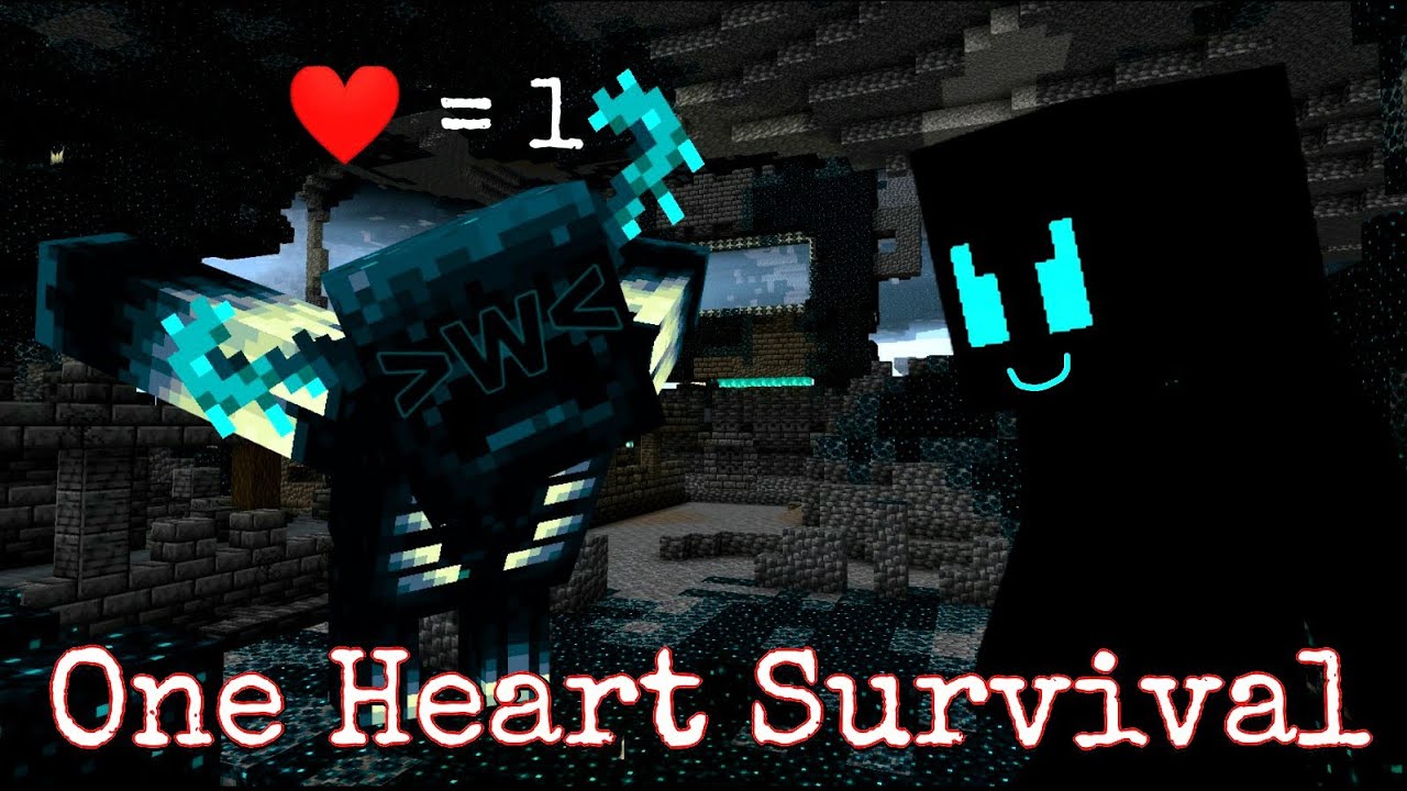 One Heart Survival Addon (1.20) – MCPE/Bedrock Hardcore Mod